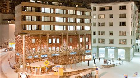 Hotel Hauser St Moritz Switzerland Sno